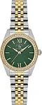 Santa Barbara Polo Unique Lady Quartz Green Dial Bicolor Steel Bracelet Gold PVD SB.1.10687-4