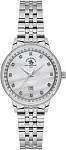 Unique Lady Quartz Pearl Dial Steel Bracelet