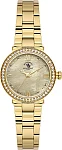 Santa Barbara Polo Unique Lady Quartz Yellow Pearl Dial Steel Bracelet Gold PVD SB.1.10685-3