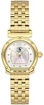Santa Barbara Polo Western Lady Quartz White Pearl Dial Steel Bracelet Gold PVD SB.1.10683-2