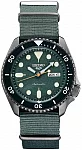 5 Sports Automatic 42mm Sense Style Grey PVD NATO Avocado