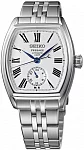 Seiko Presage Prestige Line Tonneau Automatic Craftsmanship Series White Enamel Dial 24h SPB537J1