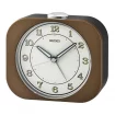 Seiko Zegar Biurkowy Analogowy Prostokątny Brązowo-Czarny Podświetlany z Alarmem QHE195B