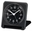Seiko Zegar Biurkowy Analogowy Kwadratowy Czarny z Alarmem QHT015K