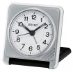 Seiko Zegar Biurkowy Analogowy Kwadratowy Szary z Alarmem QHT015S