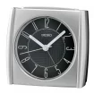 Seiko Zegar Biurkowy Analogowy Prostokątny Szary Podświetlany z Alarmem QHE205S