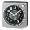 Seiko Zegar Biurkowy Analogowy Prostokątny Szary Podświetlany z Alarmem QHE197S