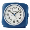 Seiko Zegar Biurkowy Analogowy Prostokątny Niebieski Podświetlany z Alarmem QHE194L