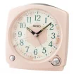 Seiko Zegar Biurkowy Analogowy Kwadratowy Różowy Podświetlany z Alarmem QHP012P