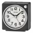 Seiko Zegar Biurkowy Analogowy Prostokątny Czarny Podświetlany z Alarmem QHE196K