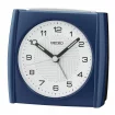 Seiko Zegar Biurkowy Analogowy Prostokątny Niebieski Podświetlany z Alarmem QHE205L