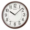 Seiko Zegar Ścienny Analogowy Okrągły Brązowy QXA756B