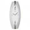 Seiko Zegar Ścienny Analogowy Owalny Szary z Alarmem QXA342D
