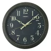 Seiko Zegar Ścienny Analogowy Okrągły Czarny Minimalistyczny QXA815K