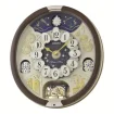 Seiko Zegar Ścienny Melody in Motion Brązowy QXM622B
