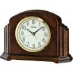 Seiko Zegar Kominkowy Analogowy Drewniany Brązowy Art Deco QXE043B
