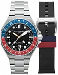 Dumas GMT Cobalt Crimson Automatic Date Set