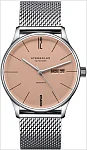 Sternglas Berlin Automatic Day-Date Copper Beige Dial Milanaise Silver Bracelet S02-BE56-MI04
