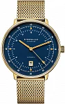 Hamburg Automatic Edition Marine Dark Blue Gold Mesh