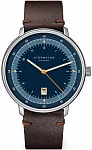 Sternglas Hamburg Edition 1911 Quartz Date Blue Dial Brown Leather Strap S01-HHT06-VI11