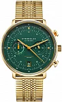 Hamburg Mecha-Quartz Chrono Date Green Dial SuperSlim Bracelet