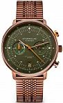 Hamburg Mecha-Quartz Chrono Date Green Dial SuperSlim Bracelet