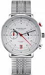 Hamburg Mecha-Quartz Date Silver Dial SuperSlim Bracelet
