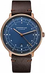 Hamburg Quartz Date Dark Blue Bronze PVD