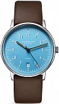 Lumatik Automatic Date Light-Blue Dial Brown Strap