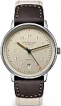 Lumatik Automatic Date Sand Dial Beige Nylon Strap