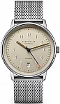 Lumatik Automatic Date Sand Dial Steel Mesh