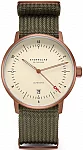 Naos Automatic Alabaster Bronze Field Forest Green Strap