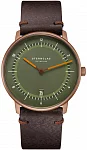 Sternglas Naos Edition 1905 Green Dial Brown Leather Strap S01-NAT35-VI17