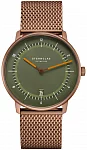 Sternglas Naos Edition 1905 Green Dial Stainless Steel Mesh Bracelet S01-NAT35-MI11