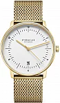 Naos Edition Heritage White Dial Yellow Gold PVD Bracelet
