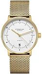 Sternglas Naos Edition Heritage Automatic White Dial Yellow Gold PVD Bracelet S02-NAE02-MI05