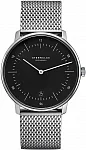 Naos Quartz Date Black Dial Mesh