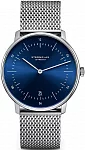 Naos Quartz Date Blue Dial Mesh