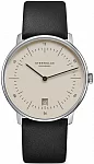 Sternglas Naos Quartz Date Light Brown Dial Black Strap S01-NA38-PR07