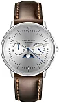Sternglas Naos Quartz Moonphase Day-Date Silver Dial S01-NM52-BR03