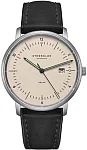 Sternglas Naos Solar Date Sand Dial Black Leather Strap Titan Edition S01-NST26-HY06