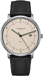 Sternglas Naos Solar Date Sand Dial Black Leather Strap Titan Edition S01-NST26-HY06
