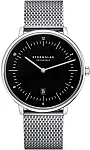 Sternglas Naos XL Quartz Date Black Dial Milanaise Bracelet S01-NX53-MI04