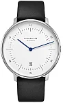 Sternglas Naos XL Quartz Date White Dial Black Strap S01-NX44-PR07