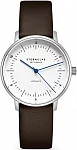 Naos XS Automatic White Dial Brown Leather Strap