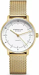 Naos XS Automatic White Dial Yellow Gold PVD Mesh