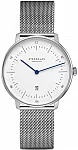 Naos XS Quartz Date White Dial Mesh