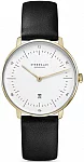 Naos XS Quartz Date White Dial Yellow Gold PVD
