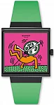 Square Bioceramic WHAT IF BREAK FREE BREAKS OFF Keith Haring