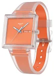 Swatch Square Biosourced WHAT IF... SEE THRU ORANGE? SO38K704
